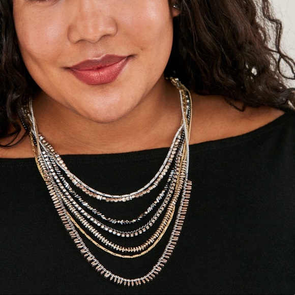 Montague Layered Necklace - Picture 2 of 5